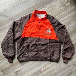 Vintage Swingster Cleveland Browns Men’s Bomber Jacket Size Large